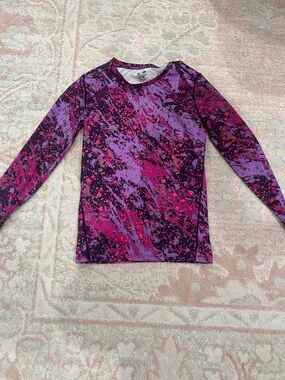 Champion Girls' Purple & Pink Long Sleeve Active Shirt